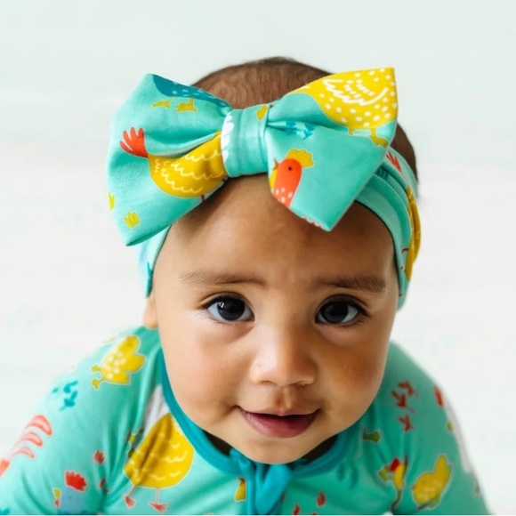 NWT Little Sleepies Cozy Coop Luxe Bow - Picture 2 of 3